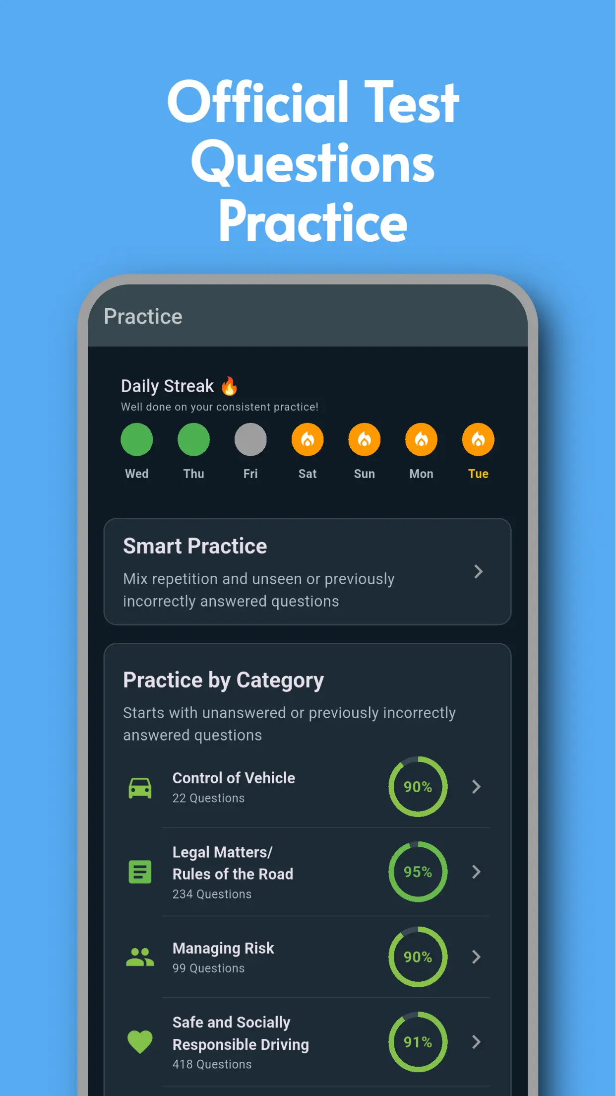 App screenshot 1 - Homepage